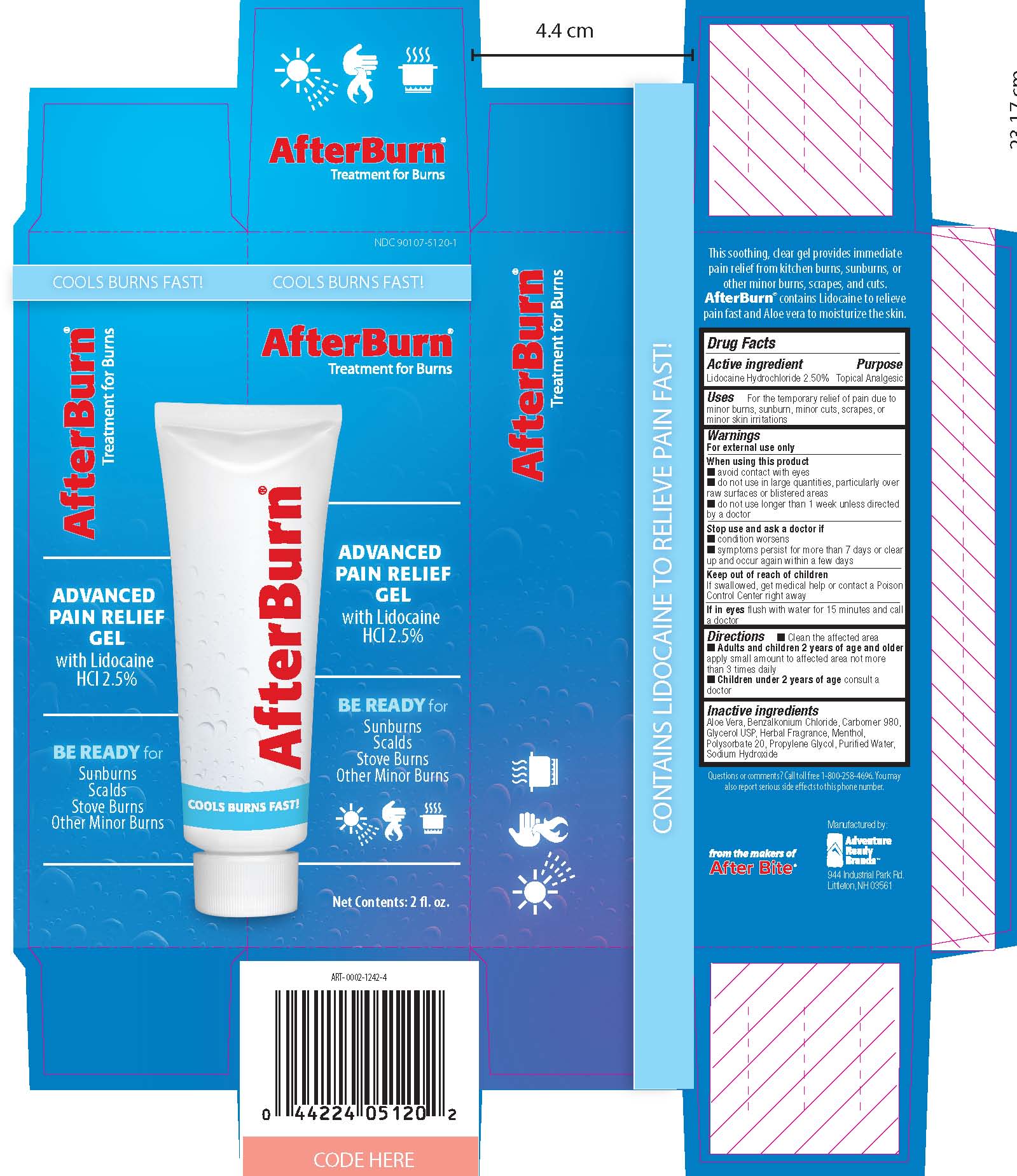 After Burn Lidocaine